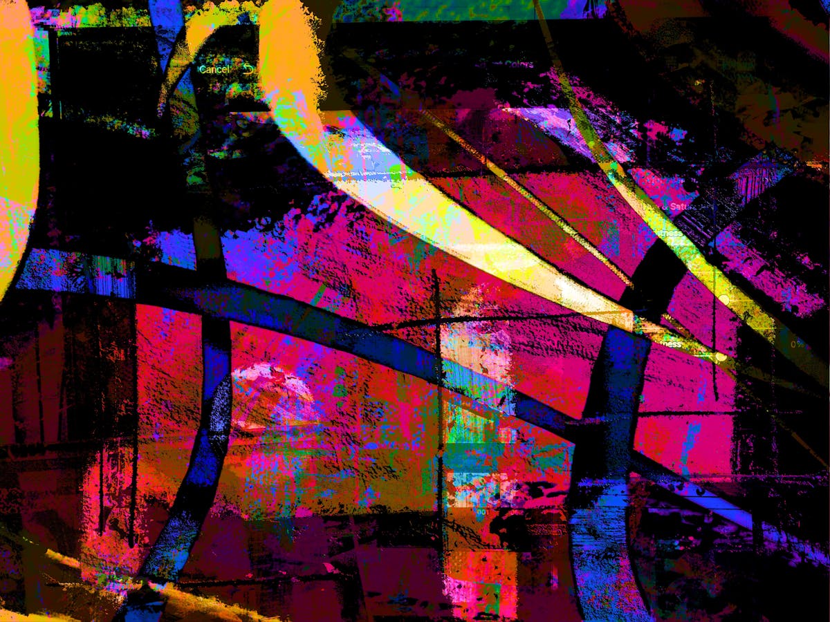 Art abstract art colorful painting