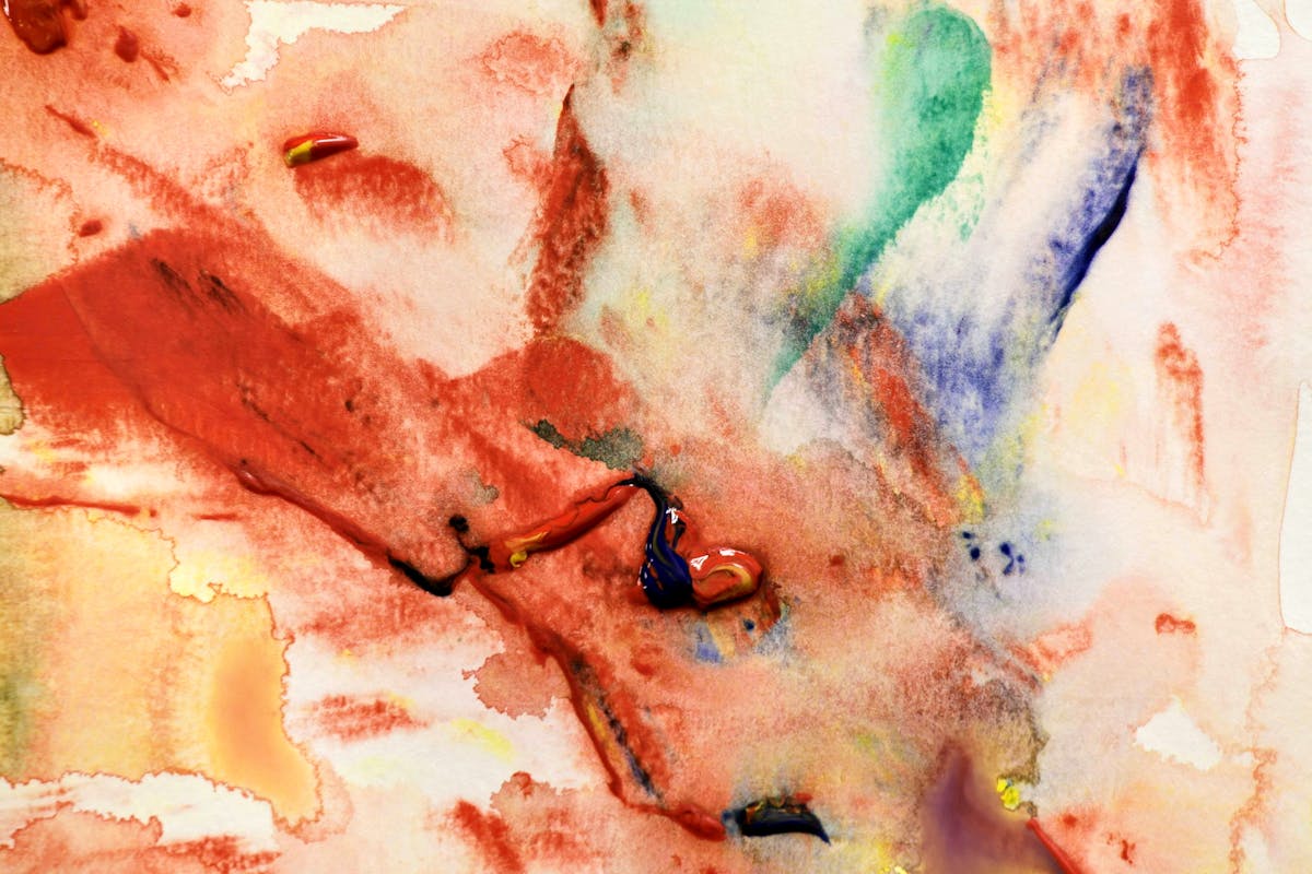 Art watercolor abstract art studio