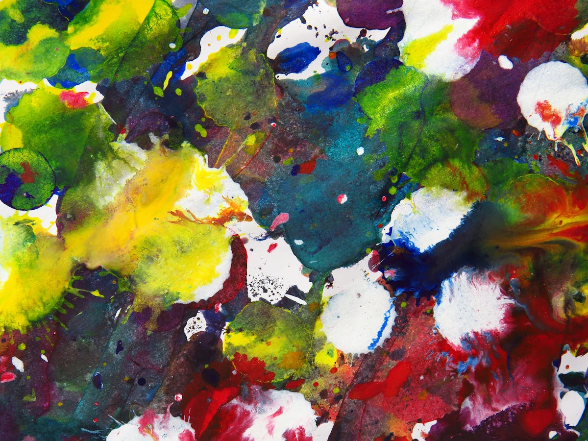 Art watercolor abstract art studio