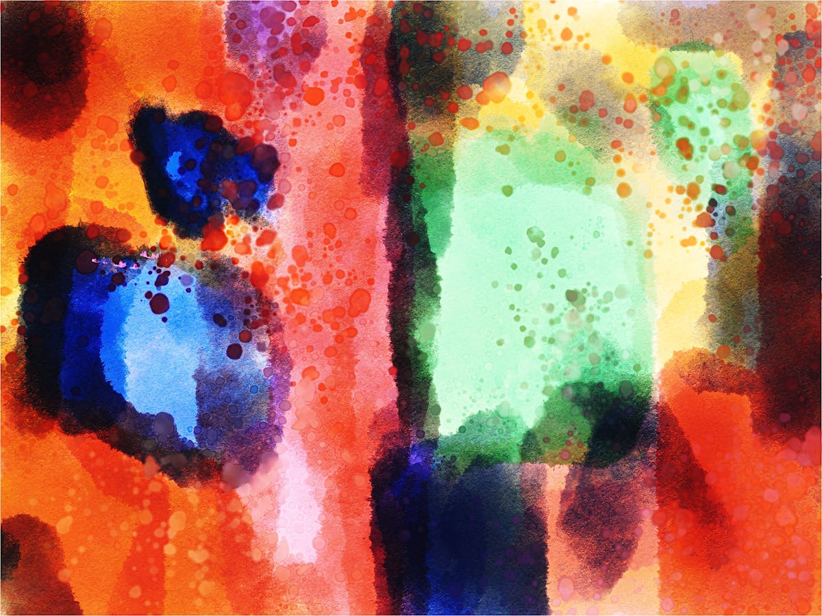 Art watercolor abstract art studio