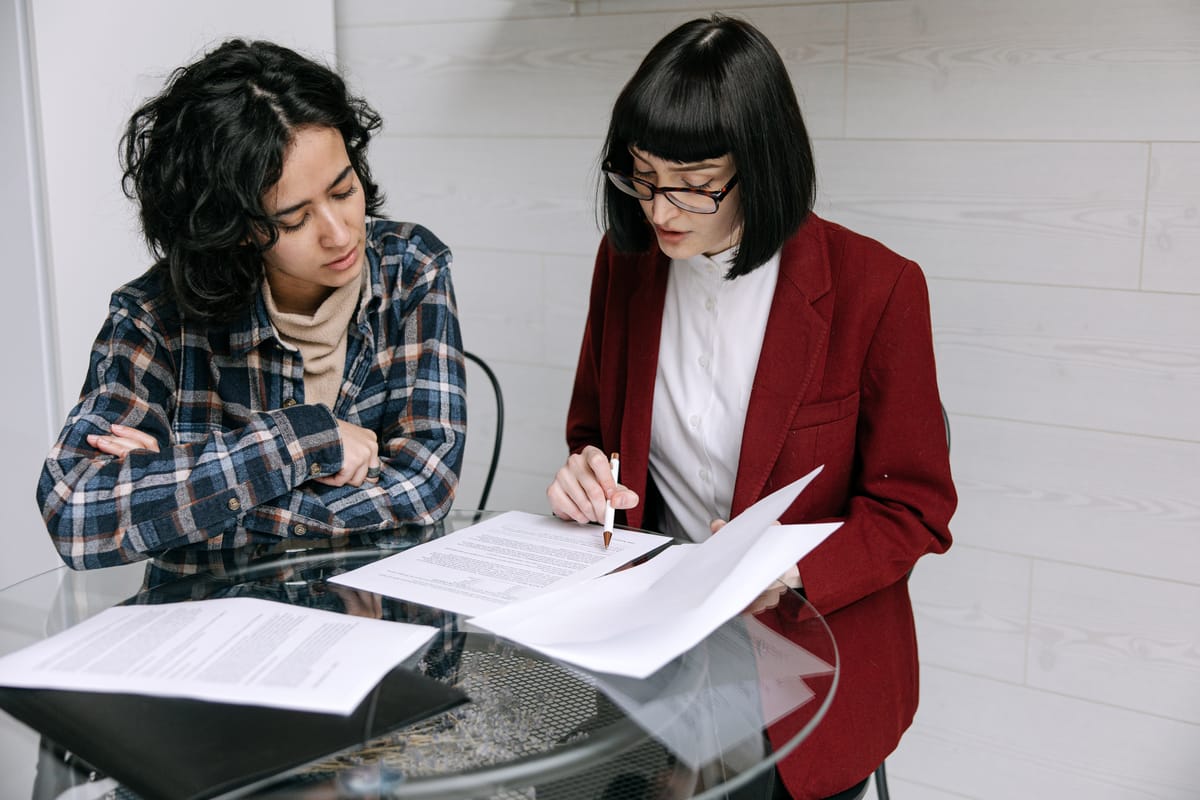 Reviewing contract documents together