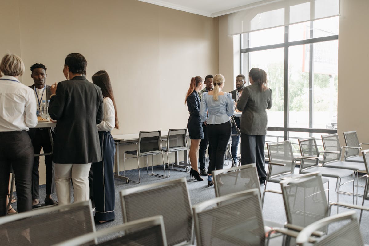 Business networking event