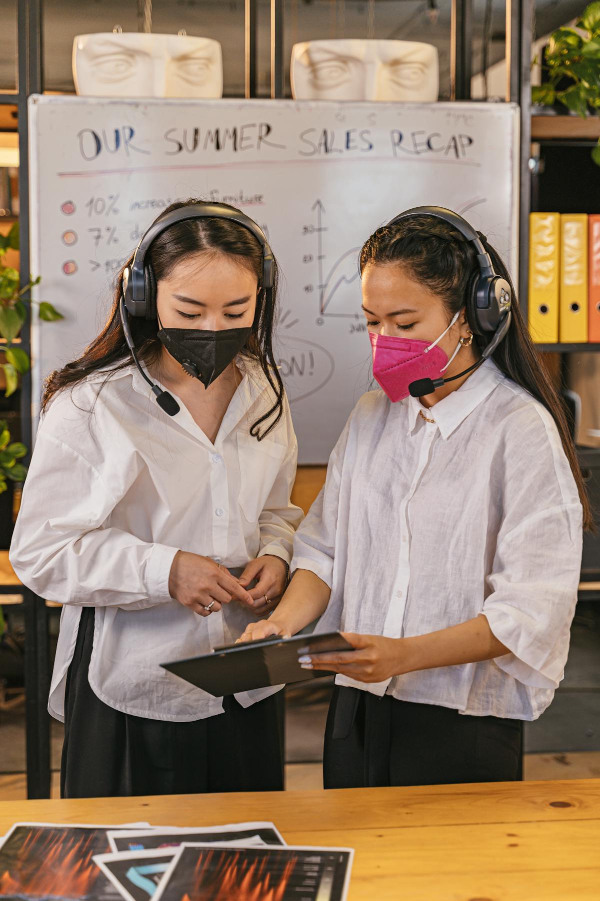 Prospecting outbound sales team working