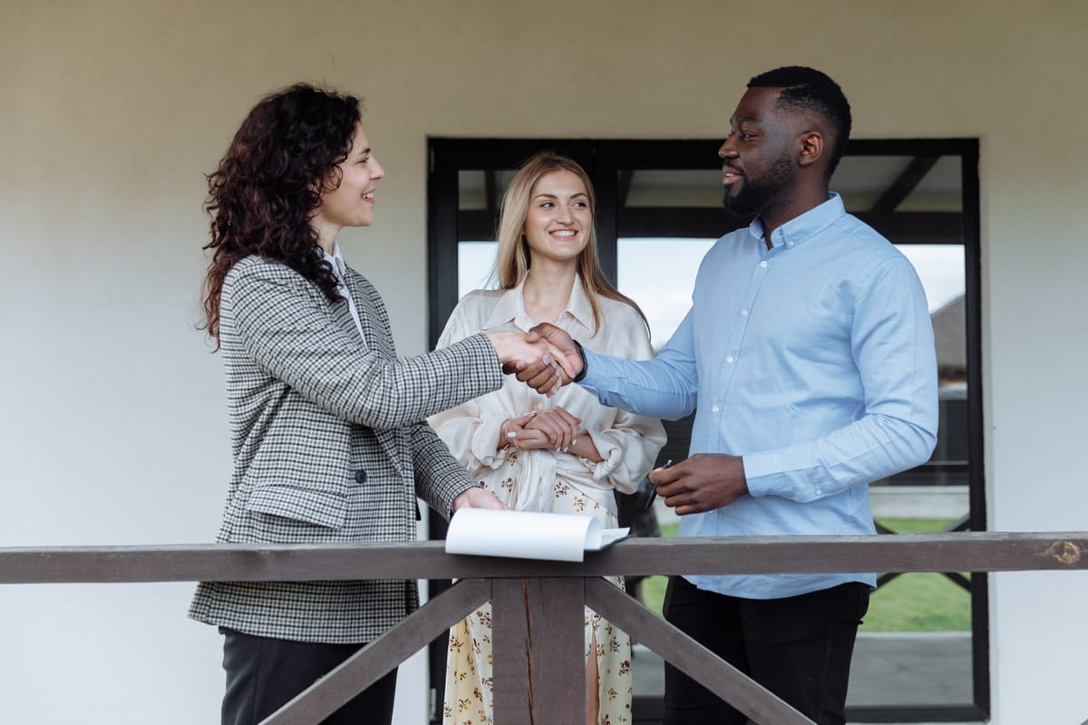Retention happy client thank you handshake