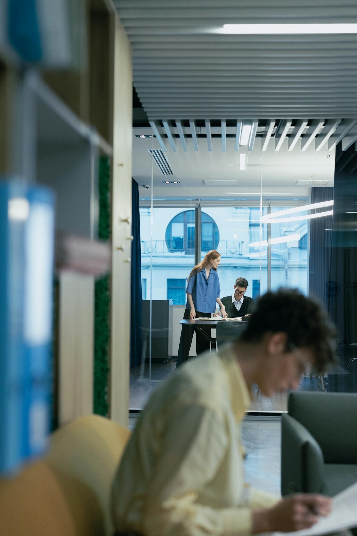 Scaling busy startup office people