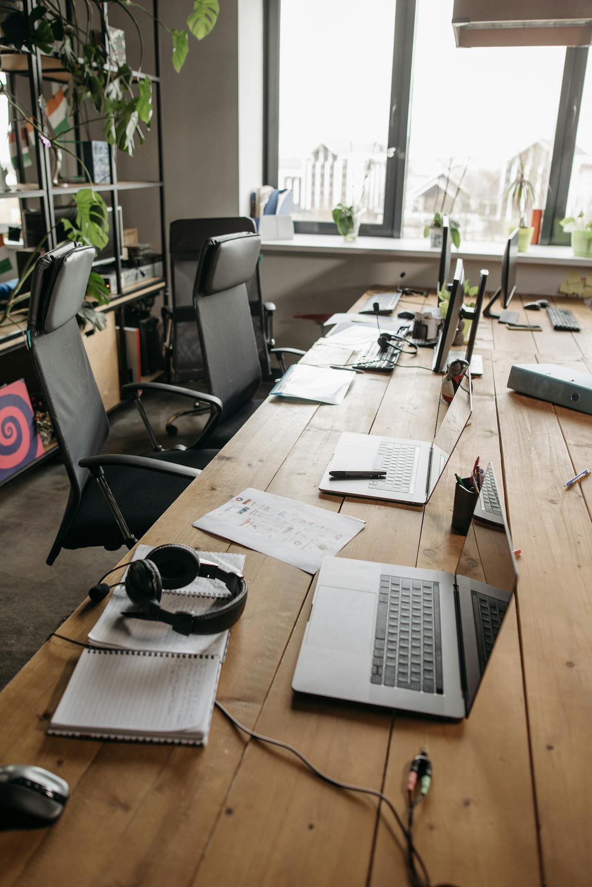 Strategy professional working desk focus