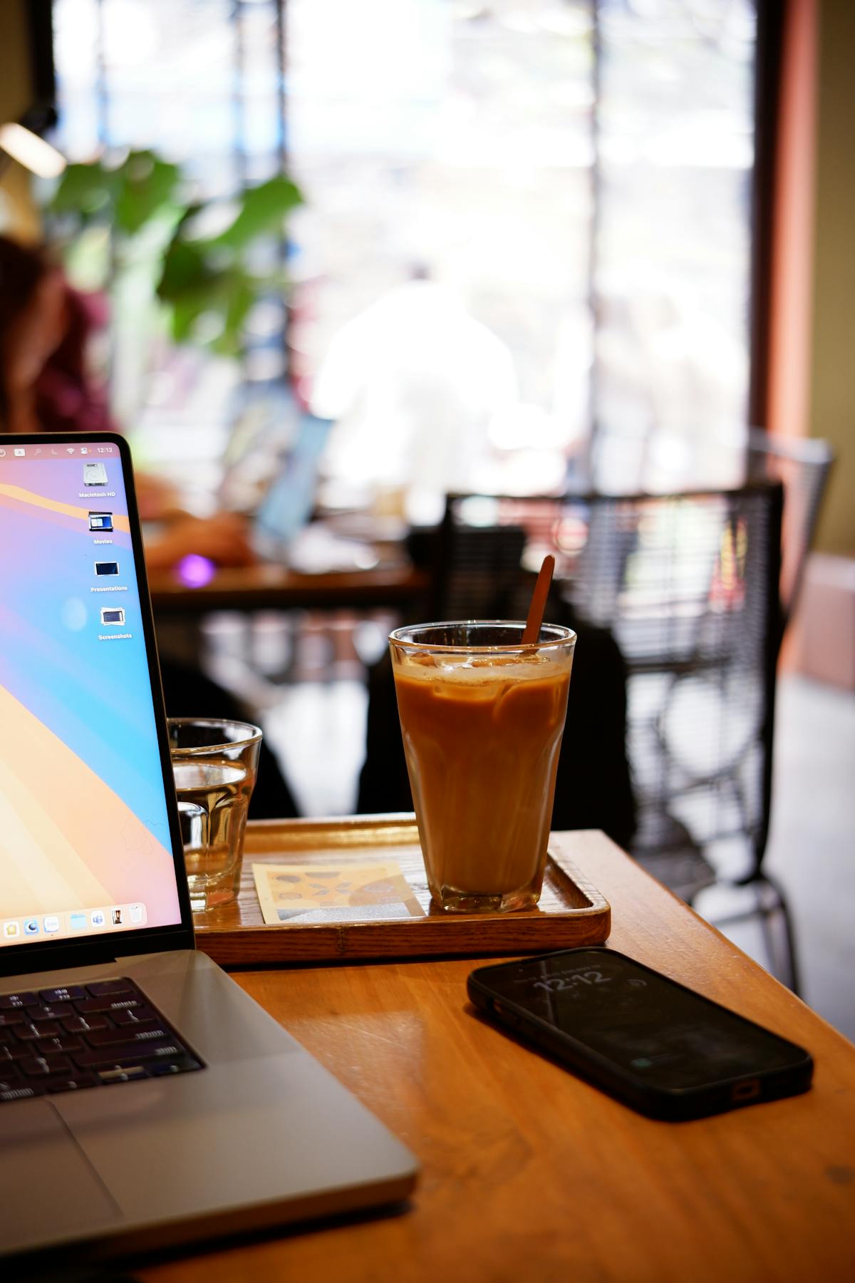 Work laptop coffee shop remote