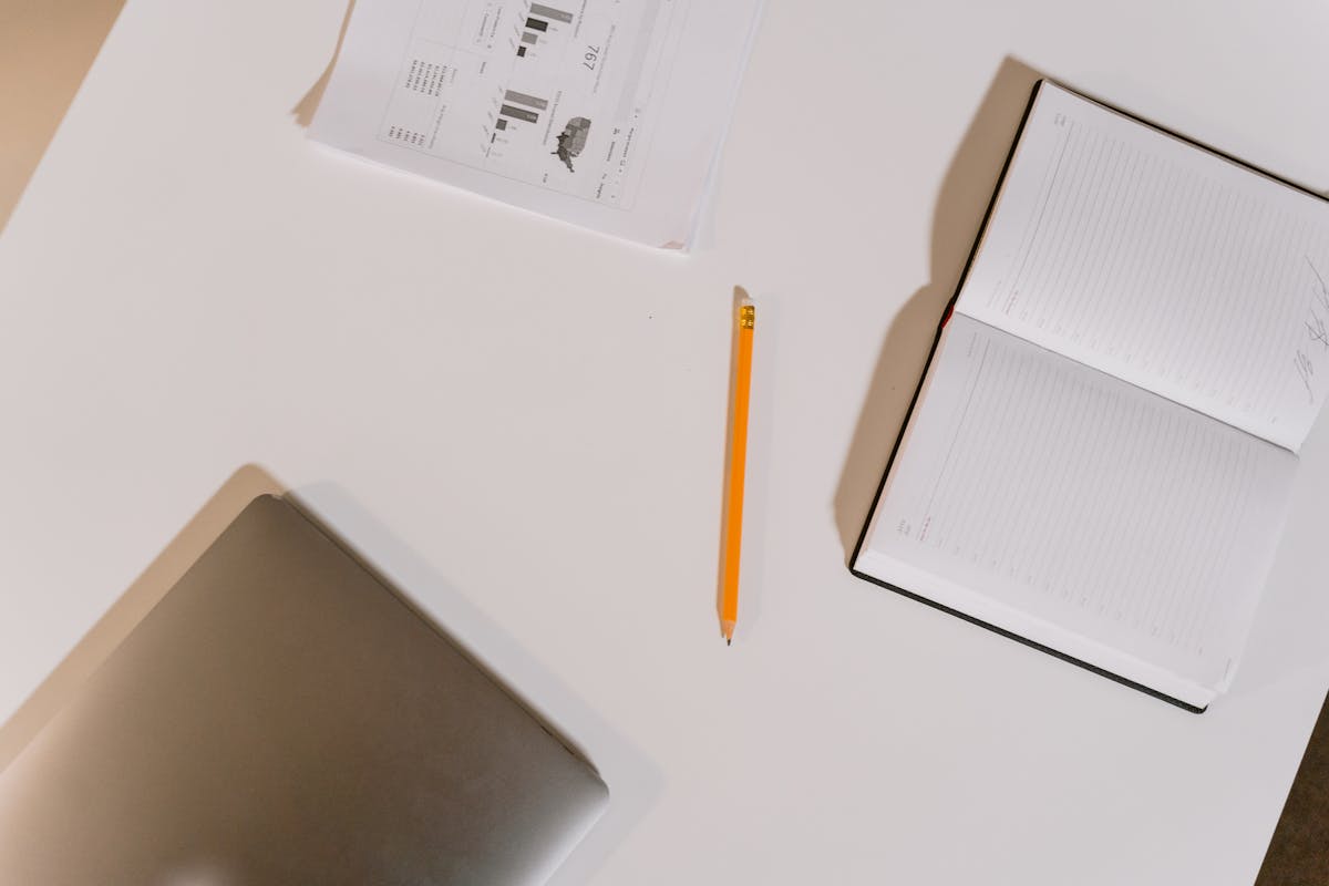Templates blank document notebook desk