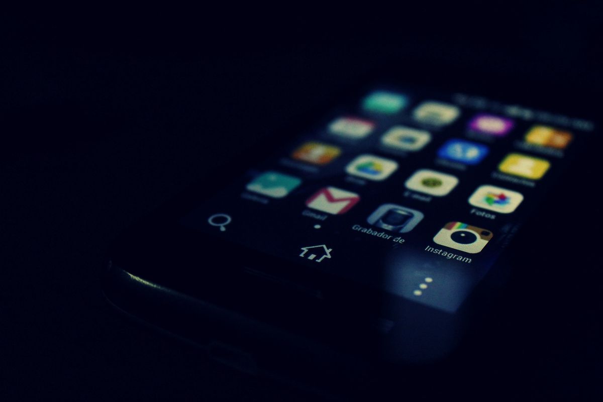 Mobile app smartphone interface screen