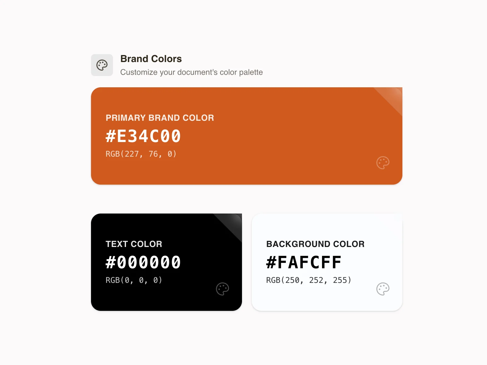 Apply your colors, fonts, and logo - 1